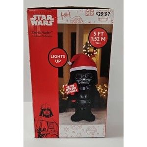 Star Wars Darth Vader Airblown Inflatable 5 Ft LED Lights Up NIB Disney Gemmy